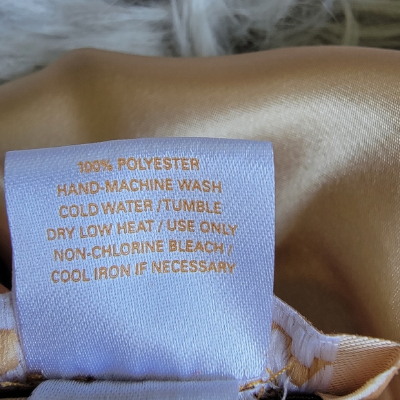 Sold90s Vintage Satin Slip Chemise Sensara - Picture 8 of 8